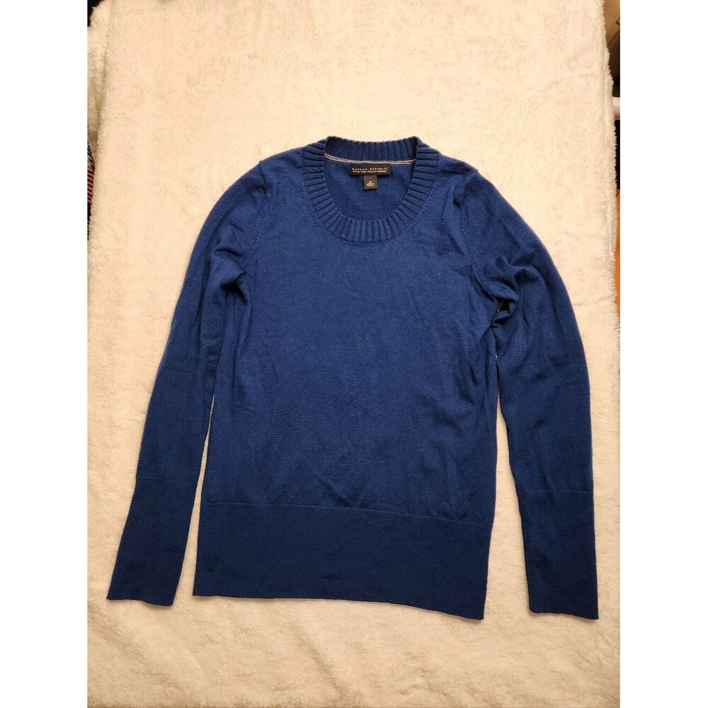 Banana Republic Italian Merino Wool Crewneck Sweater Size Medium